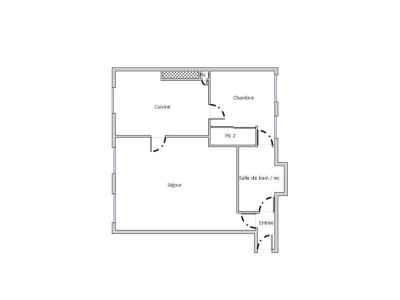 APPARTEMENT T2 A VENDRE - LYON 3EME ARRONDISSEMENT - 47.87 m2 - 220 000 €