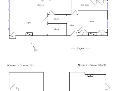 APPARTEMENT T3 A VENDRE - LYON 6EME ARRONDISSEMENT - 70 m2 - 290000€