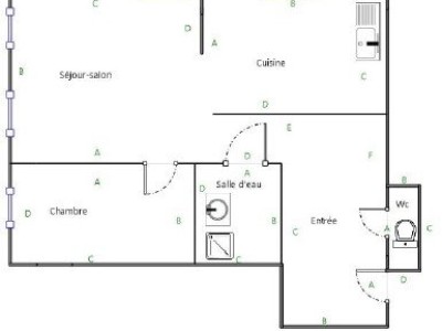 APPARTEMENT T2 A VENDRE - LYON 6EME ARRONDISSEMENT - 54 m2 - 316000€