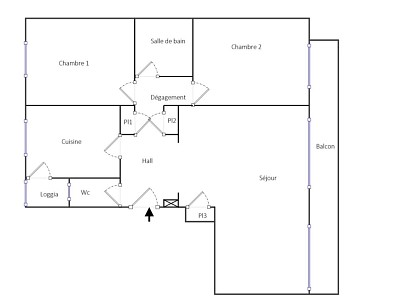 APPARTEMENT T3 - LYON 6EME ARRONDISSEMENT - 71 m2 - VENDU