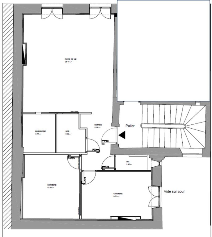 APPARTEMENT T3 A VENDRE - LYON 6EME ARRONDISSEMENT - 62 m2 - 275 000 &euro;