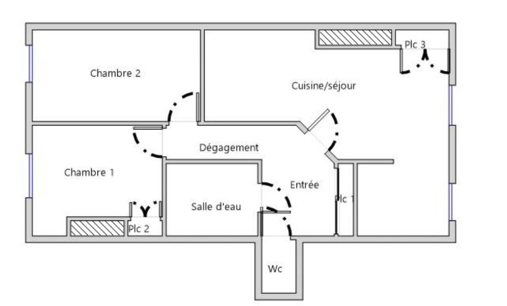 APPARTEMENT T3 A VENDRE - LYON 6EME ARRONDISSEMENT - 67 m2 - 350�000�&euro;