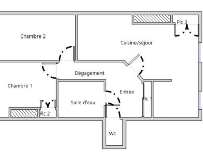 APPARTEMENT T3 A VENDRE - LYON 6EME ARRONDISSEMENT - 67 m2 - 350�000�&euro;
