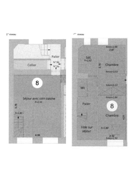 APPARTEMENT T3 A VENDRE - LYON 6EME ARRONDISSEMENT - 52.3 m2 - 285 000 &euro;