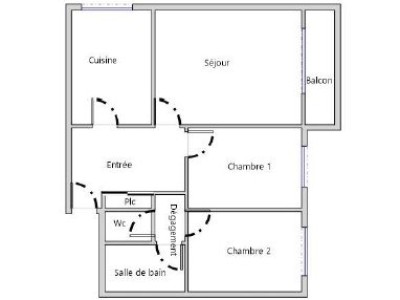 APPARTEMENT T3 A VENDRE - LYON 8EME ARRONDISSEMENT - 67 m2 - 235000€