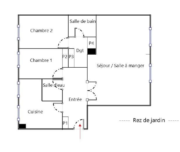 APPARTEMENT T4 - LYON 1ER ARRONDISSEMENT - 108 m2 - VENDU